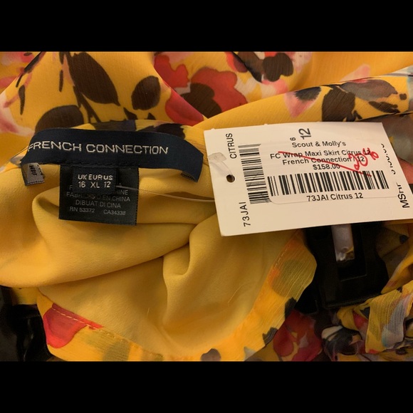 French connection Maxi wrap floral skirt - Picture 2 of 5